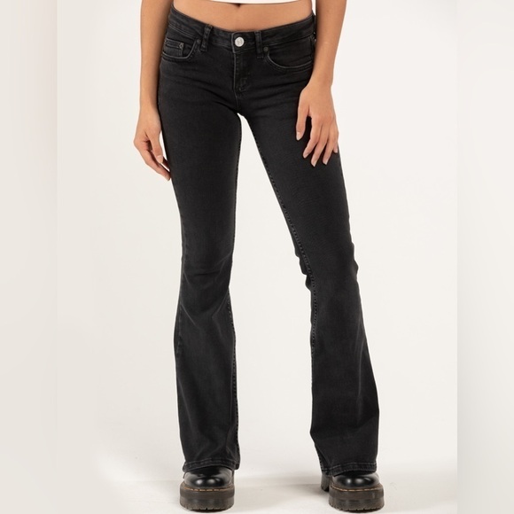 NWT BDG Urban Outfitters 9.25” Rise Gray Bootcut Flare Jeans - Picture 1 of 9